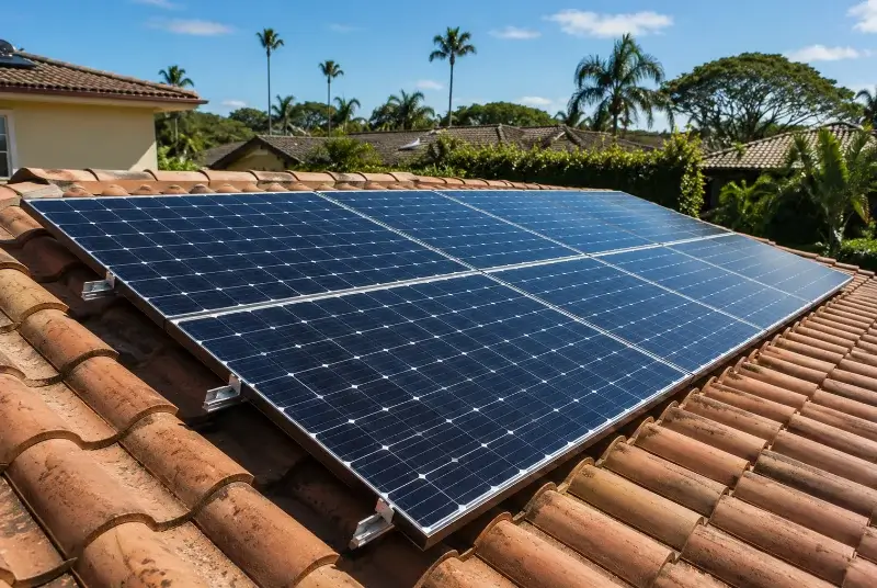 Installation de panneaux solaires à Borrèze